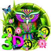 Tema bonito do lançador da paralaxe da coruja🌸 icon