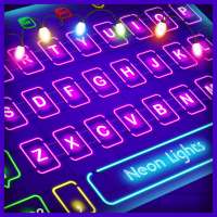 Sparkle Neon Lights Keyboard Theme on 9Apps