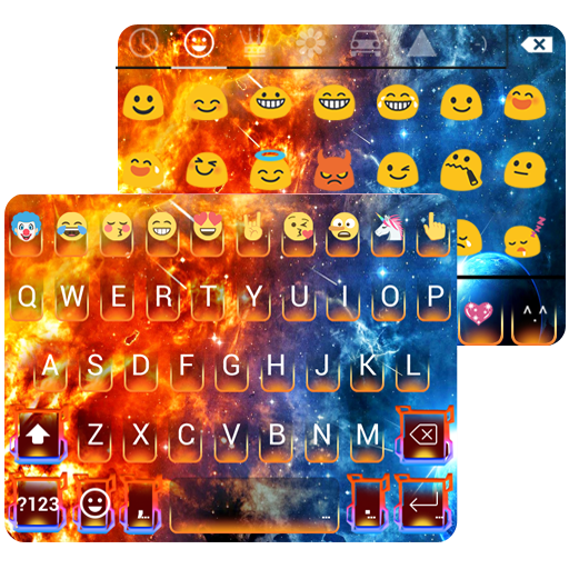 Ice &amp; Fire Emoji Keyboard for Android GO icon