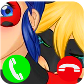 Chat With Ladybug : Fake Call For Ladybug icon