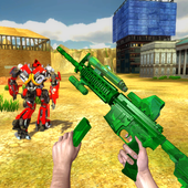 Real Robot Shooting Strike أيقونة