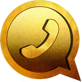 Whatsup Plus Golden أيقونة