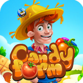 Candy Farm Saga Crush Puzzle Game icon