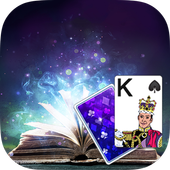 Solitaire Magic book Theme icon
