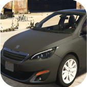 Car Parking Peugeot 308 Simulator icon