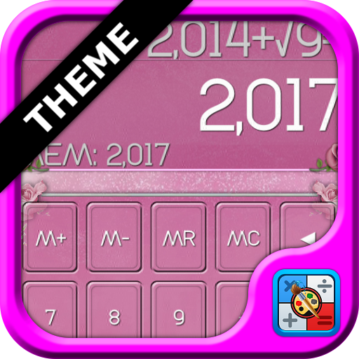 SCalc Pink Roses Theme icon