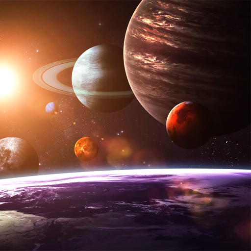 Solar System 3D Wallpaper HD icon