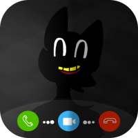 Fake call and video chat with Cartoon Cat At 3Am