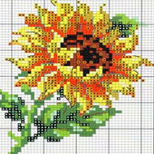 counted cross stitch icon