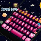 Lovely Bubble Love Keyboard
