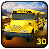 school bus driving simulater icon