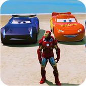 Mcqueen Cars Lightning: Hill Stunt Racing Games icon
