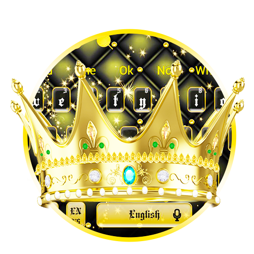 Golden Crown Keyboard icon