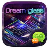 GO SMS PRO DREAM GLASS THEME on 9Apps