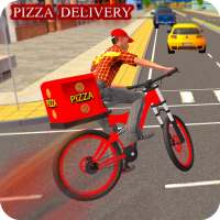 BMX Bicycle Pizza Delivery Boy