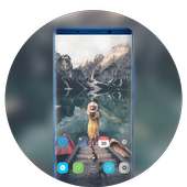 Theme for jio phone2 beautiful lake wallpaper