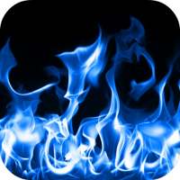 Blue Fire Live Wallpaper 3D on 9Apps