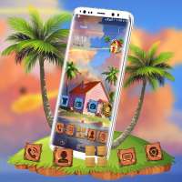 Dream Island House Launcher Theme