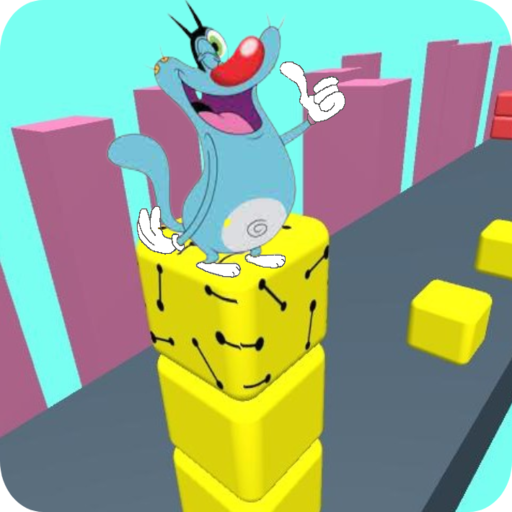 Oggy Stack Cube Surfer icon