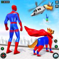 Superhero dog rescue game