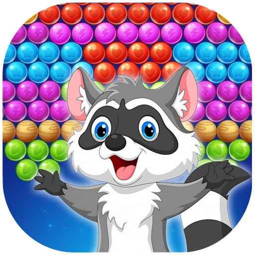 Raccoon Bubble Pop icon