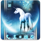 Ice Unicorn Theme أيقونة