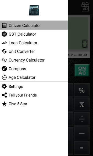 CITIZEN CALCULATOR screenshot 2