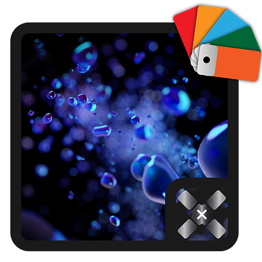 Black Theme XZ2 (live wallpaper) иконка