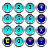 Graphic and talking calculator for kids icon