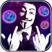 Anonymous Hacker Face Mask Themes & Wallpapers on 9Apps