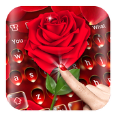 Luxury Red Rose Keyboard icon