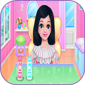 games girls hairdo salon icon