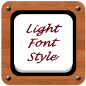 Light Font Style icon
