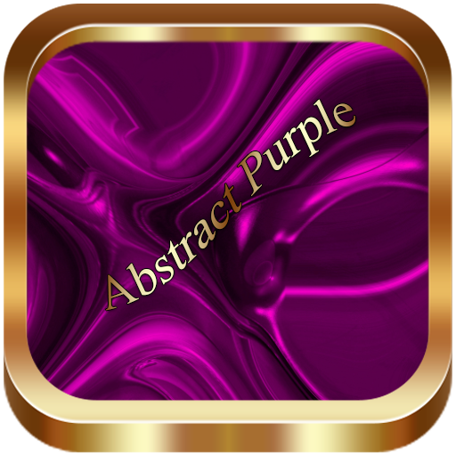 Abstract Purple Go Launcher theme icon
