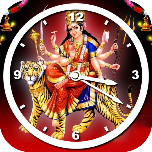 Durga Devi Clock Live Wallpaper icon