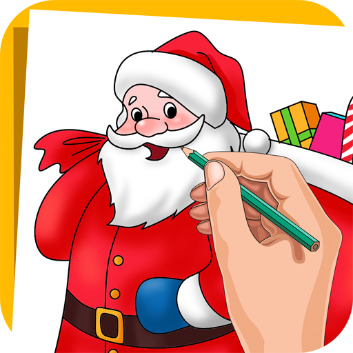 How to draw Christmas and New Year icon