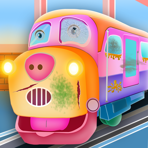 Gioco di pulizia del treno urb icon