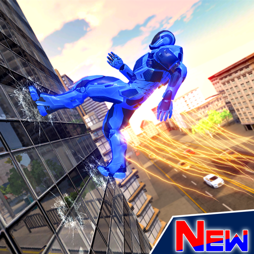 Police Cop Super Speed Hero Crime Game: War Robot icon