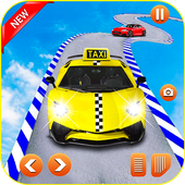 City Taxi Tricky Car Stunts Games -Ramp Car Stunts icon