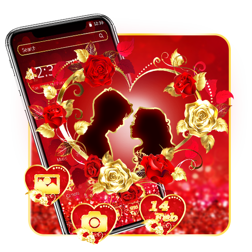 Romanric Valentine Rose Heart Theme icon