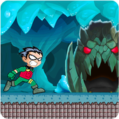 hero titans go cave escape أيقونة