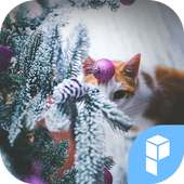 Christmas kitten theme