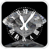 Diamond Clock Live Wallpaper icon