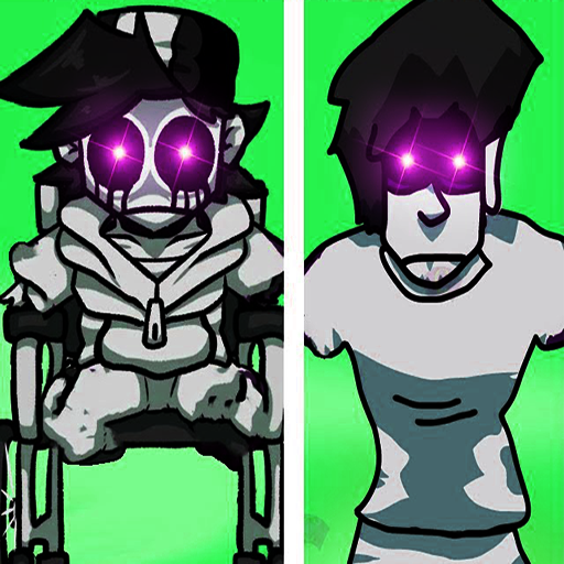 Shaggy Monochrome FNF Mod أيقونة