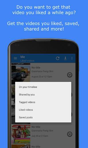 MyVideoDownloader for Facebook: download videos! screenshot 3