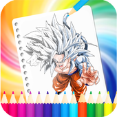 Coloring Dragon Ball Pages icon