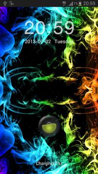 GOLocker Theme rainbow smoke screenshot 1