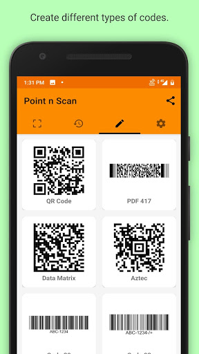 Scan Create QR, barcode, EAN, PDF417, etc. screenshot 3