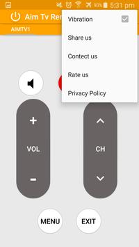 Aim Tv Remote Control screenshot 5