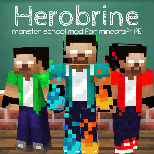 ikon Mod Herobrine Monster School